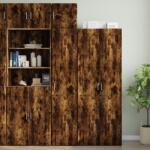 vidaXL Dulap de depozitare slim, stejar fumuriu, 40x42, 5x225 cm, lemn GartenMobel Dekor (3281277) Comoda