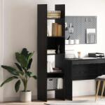 vidaXL Dulap pentru carti Stejar negru 40 x 35 x 180 cm Lemn compozit GartenMobel Dekor (875020) Biblioteca