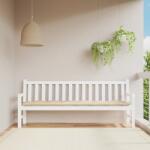 vidaXL Perna banca de gradina, bej, 200x50x7 cm, material oxford GartenMobel Dekor (361643)