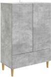 vidaXL Bufet cu sertar Gri Beton 66 x 34, 5 x 95 cm Lemn prelucrat GartenMobel Dekor (894668) Comoda
