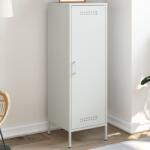 vidaXL Dulap înalt, alb, 36x39x113 cm, otel GartenMobel Dekor (843011) Comoda