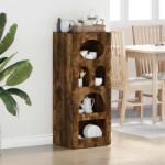vidaXL Bufet Stejar fumuriu 40 x 35 x 100, 5 cm Lemn compozit GartenMobel Dekor (891299) Comoda