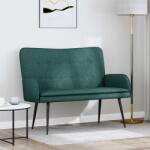 vidaXL Canapea cu 2 locuri Verde închis 115 x 61 x 87 cm tesatura GartenMobel Dekor (42028907) Canapea