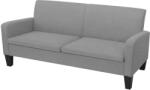 vidaXL Canapea cu 3 locuri, 180 x 65 x 76 cm, gri deschis GartenMobel Dekor (244711) Canapea