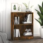 vidaXL Biblioteca, stejar fumuriu, 60x24x74, 5 cm, lemn prelucrat GartenMobel Dekor (815084) Biblioteca