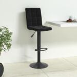 vidaXL Scaun de bar, negru, catifea GartenMobel Dekor (335749)
