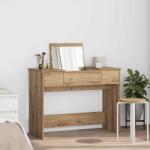 vidaXL Masa de Machiaj stejar artizanal 100 x 45 x 76 cm Lemn compozit GartenMobel Dekor (871670)