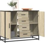 vidaXL Dulap, stejar sonoma, 92x35x76 cm, lemn prelucrat GartenMobel Dekor (3300826) Comoda