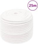 vidaXL Franghie de barca, alb complet, 14 mm, 25 m, polipropilena GartenMobel Dekor (152568)
