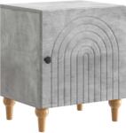 vidaXL Noptiera moderna gri beton, lemn prelucrat, 43x34, 5x50 cm (894111)