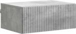 vidaXL Noptiera suspendata cu sertar, gri beton, 49 x 34, 5 x 20 cm (898451)