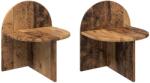 vidaXL Noptiera 2 pcs Lemn vechi 40 x 35, 5 x 45, 5 cm Lemn prelucrat GartenMobel Dekor (8001146)