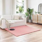 vidaXL Covor din Blana Faux de Iepure Olite Roz 160 x 160 cm Poliester GartenMobel Dekor (42021708) Covor