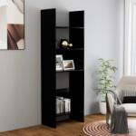 vidaXL Biblioteca, negru, 60x35x180 cm, PAL GartenMobel Dekor (803408) Biblioteca