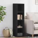 vidaXL Dulap înalt, negru, 30x41x124 cm, lemn compozit GartenMobel Dekor (846377) Comoda