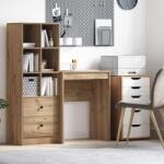 vidaXL Birou stejar artizanal 60 x 40 x 76 cm Lemn compozit GartenMobel Dekor (869377)