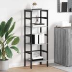 vidaXL Raft pentru carti Gri Sonoma 40 x 29, 5 x 115 cm Lemn compozit GartenMobel Dekor (883907) Biblioteca