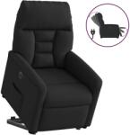 vidaXL Fotoliu electric rabatabil cu ridicare, negru, textil GartenMobel Dekor (3303054)