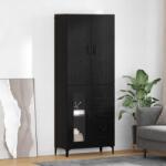 vidaXL Bufet Pe perete Stejar Negru 69, 5 x 34 x 180 cm Lemn compozit GartenMobel Dekor (3416237) Comoda