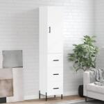 vidaXL Dulap înalt, alb, 34, 5x34x180 cm, lemn prelucrat GartenMobel Dekor (3198857) Comoda