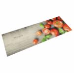 vidaXL Covor de bucatarie lavabil, model rosii, 60x180 cm, catifea GartenMobel Dekor (4005621) Pres