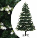 vidaXL Brad de Craciun artificial cu balamale si zapada, 120 cm GartenMobel Dekor (356755)