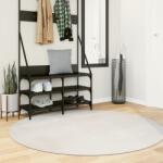 vidaXL Covor "IZA" aspect scandinav, cu fire scurte, crem, Ø 160 cm GartenMobel Dekor (375448) Covor