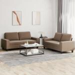 vidaXL Set de canapele, 2 piese, maro, textil GartenMobel Dekor (3201885) Canapea