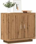 vidaXL Dulap, Stejar artizanal, 80x40x75 cm, lemn prelucrat GartenMobel Dekor (856863) Comoda