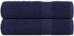 vidaXL Prosoape de mana 2 buc Bleumarin 50x100 cm 360 g/m2 100% bumbac GartenMobel Dekor (136782) Prosop