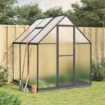 vidaXL Sere cu cadru de baza, antracit, 169x169x202 cm, aluminiu GartenMobel Dekor (4005833)