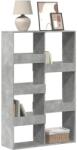 vidaXL Biblioteca, gri beton, 100x33x155, 5 cm, lemn prelucrat GartenMobel Dekor (3309396) Biblioteca