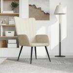 vidaXL Scaun de relaxare, alb crem, catifea GartenMobel Dekor (327686)