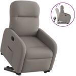 vidaXL Fotoliu rabatabil cu ridicare pe verticala, gri taupe, textil GartenMobel Dekor (3302979)