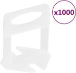 vidaXL Cleme de nivelare a placilor 1000 buc 1, 5 mm GartenMobel Dekor (155274)