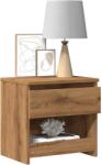 vidaXL Noptiera Artisan Stejar 40x30x39 cm Lemn prelucrat GartenMobel Dekor (856408)