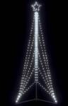 vidaXL Pom de Craciun LED 525 LED-uri Alb Rece 302 cm GartenMobel Dekor (4016417)