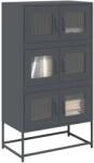 vidaXL Dulap înalt, antracit, 68x39x123 cm, otel GartenMobel Dekor (853352) Comoda