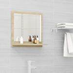 vidaXL Oglinda de baie, stejar sonoma, 40 x 10, 5 x 37 cm, PAL GartenMobel Dekor (804556)