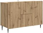 vidaXL Bufet Stejar Artizanal 89 x 34, 5 x 62 cm Lemn prelucrat GartenMobel Dekor (894434) Comoda
