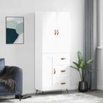 vidaXL Dulap înalt, alb, 69, 5x34x180 cm, lemn compozit GartenMobel Dekor (3195987) Comoda