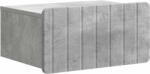 vidaXL Noptiera suspendata cu sertar, gri beton, 49 x 34, 5 x 24 cm (898281)