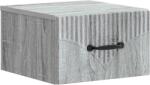 vidaXL Noptiera suspendata gri Sonoma cu sertar, 34, 5 x 33 x 20 cm (898947)
