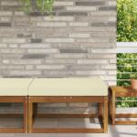 vidaXL Perna pentru canapea de exterior Crem 80 x 80 x 8 cm Poliester GartenMobel Dekor (900814)