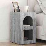 vidaXL Noptiera Gri Sonoma 29.5 x 35 x 50 cm Lemn compozit GartenMobel Dekor (891236)