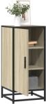 vidaXL Dulap, stejar sonoma, 35, 5x35x76 cm, lemn prelucrat si metal GartenMobel Dekor (848940) Comoda