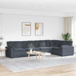 vidaXL Canapea modulara cu perne catifea gri închis GartenMobel Dekor (3321329) Canapea
