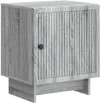 vidaXL Noptiera Sonoma gri din lemn prelucrat, 43 x 34, 5 x 50 cm, stil vintage (893887)