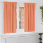 vidaXL Perdele Opaque cu Inel 2 pcs Terracota 175 x 140 cm Poliester GartenMobel Dekor (4107524)