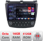 Edotec Navigatie Android Honda Accord 2004-2008 QLED 2K, 16GB RAM, 512GB (KIT-ACCORD+EDT-E810-2K)